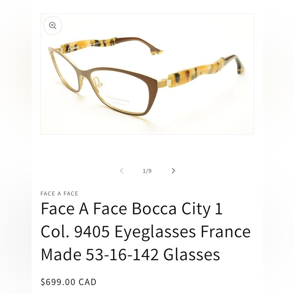 Face A Face Bocca City 1 Eyeglasses
Handmade in France - Picture 5 of 10